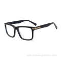 New Classical Big Square Customized Logo Plastic Acetate Eyeglasses Frames